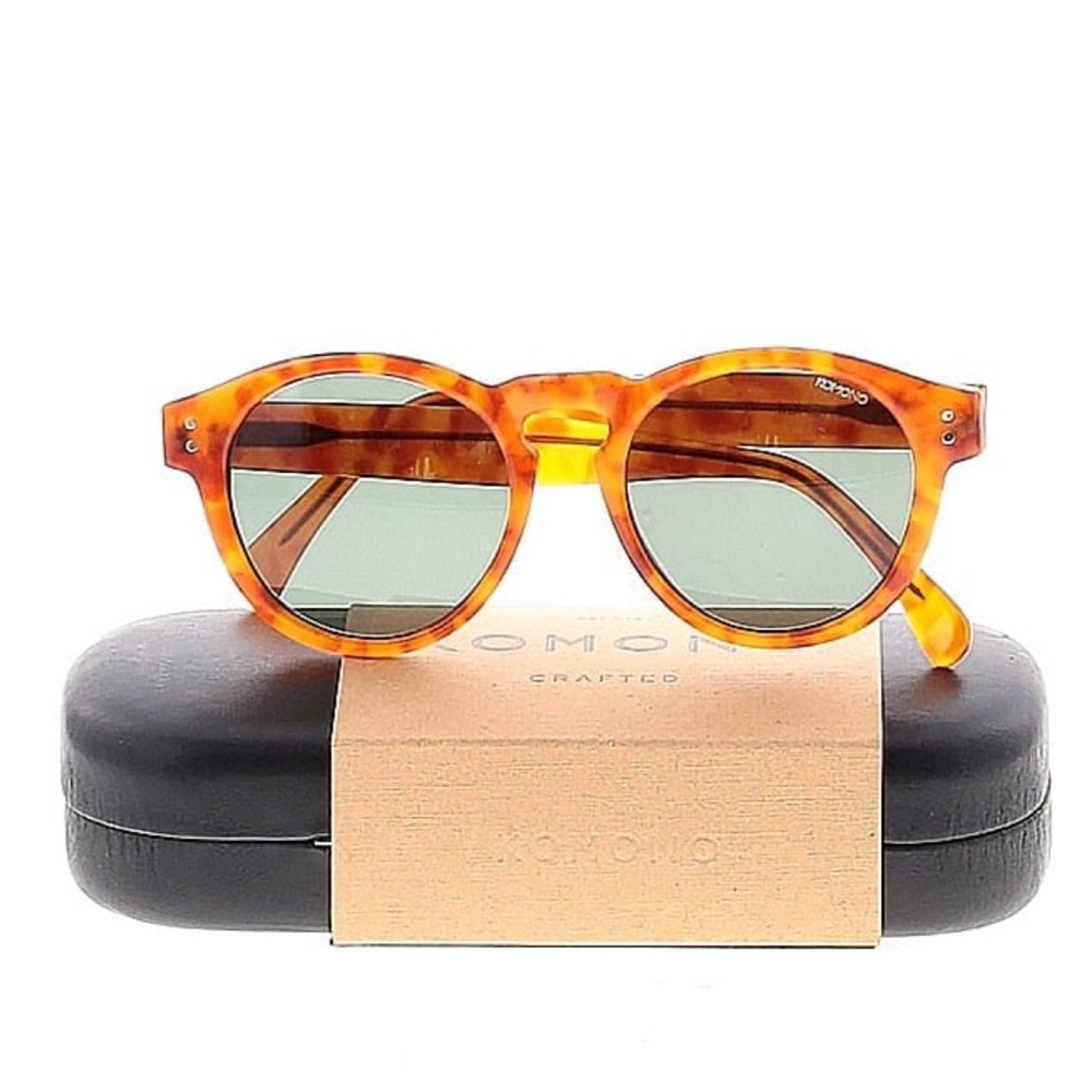 KOKONO Clement Caramel Demi New Sunglasses tortoiss round - Picture 3 of 16